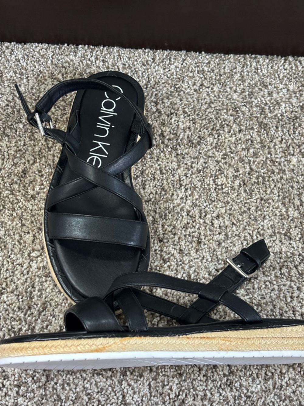 Calvin Klein NWOT Black Tamerine  Espadrilles